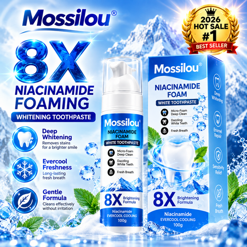 8X Niacinamide Foaming Whitening Toothpaste