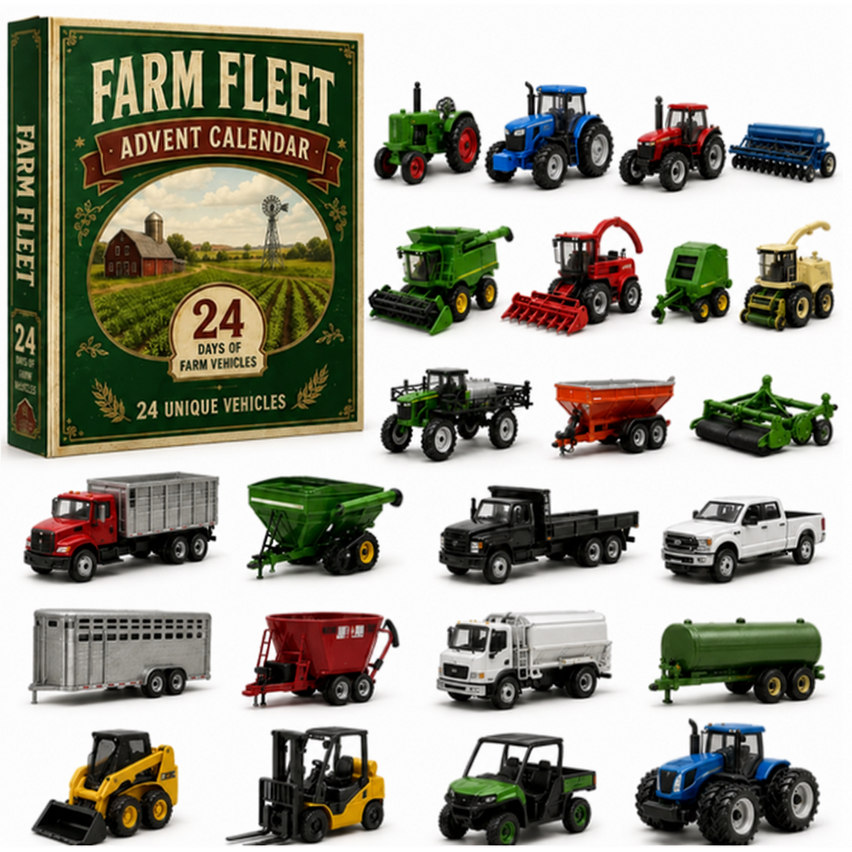 Build the Fleet Collection 24-Day Vehicle Advent Calendar Series | A New Adventure Every Morning