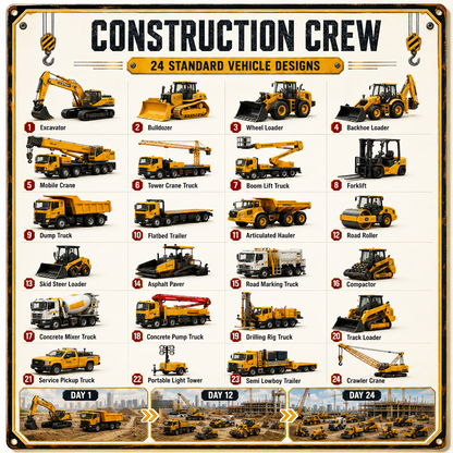 Build the Fleet Collection 24-Day Vehicle Advent Calendar Series | A New Adventure Every Morning