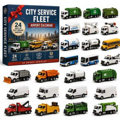 Build the Fleet Collection 24-Day Vehicle Advent Calendar Series | A New Adventure Every Morning